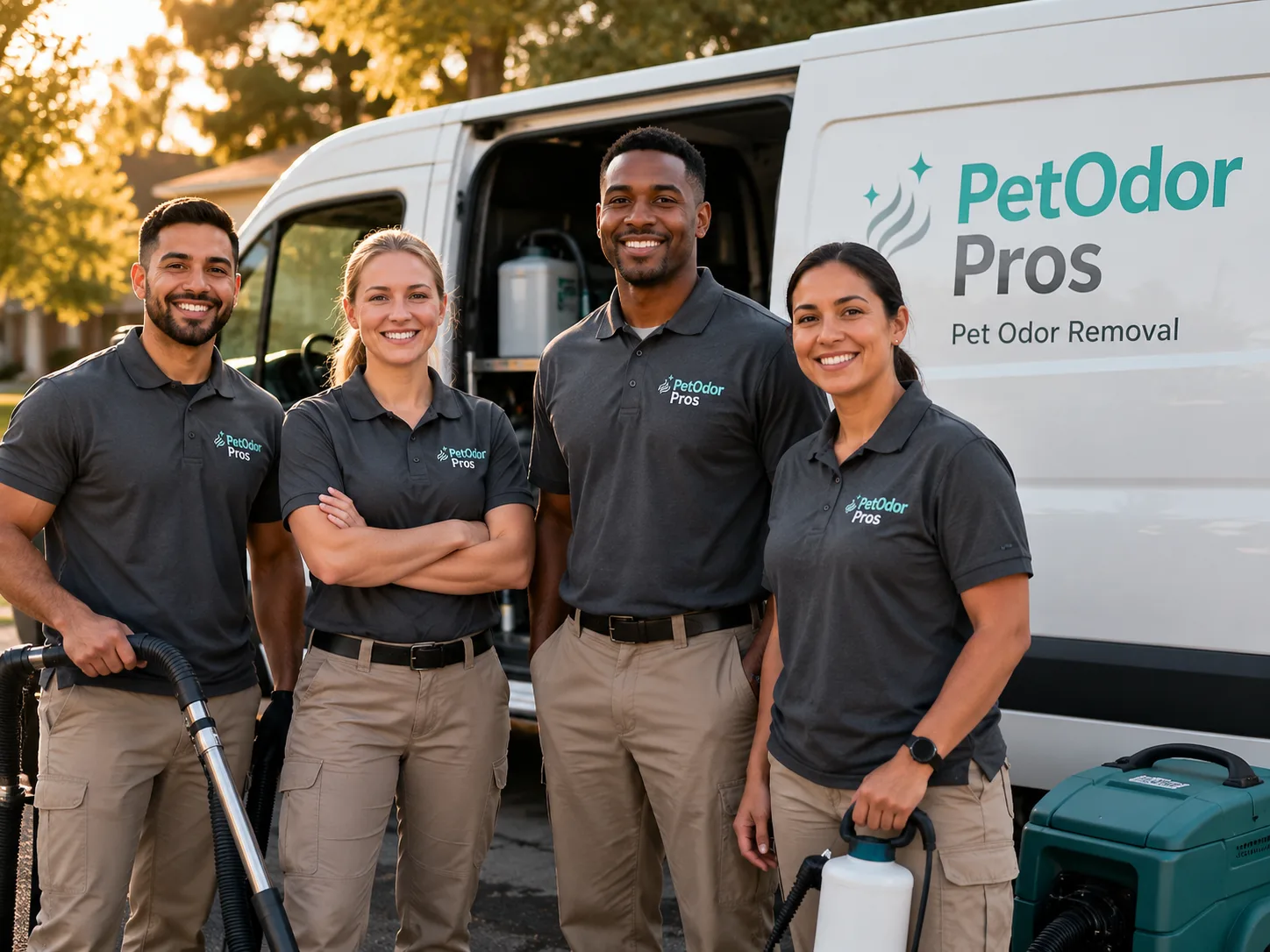 Pet Odor Removal team serving Monroe, OK
